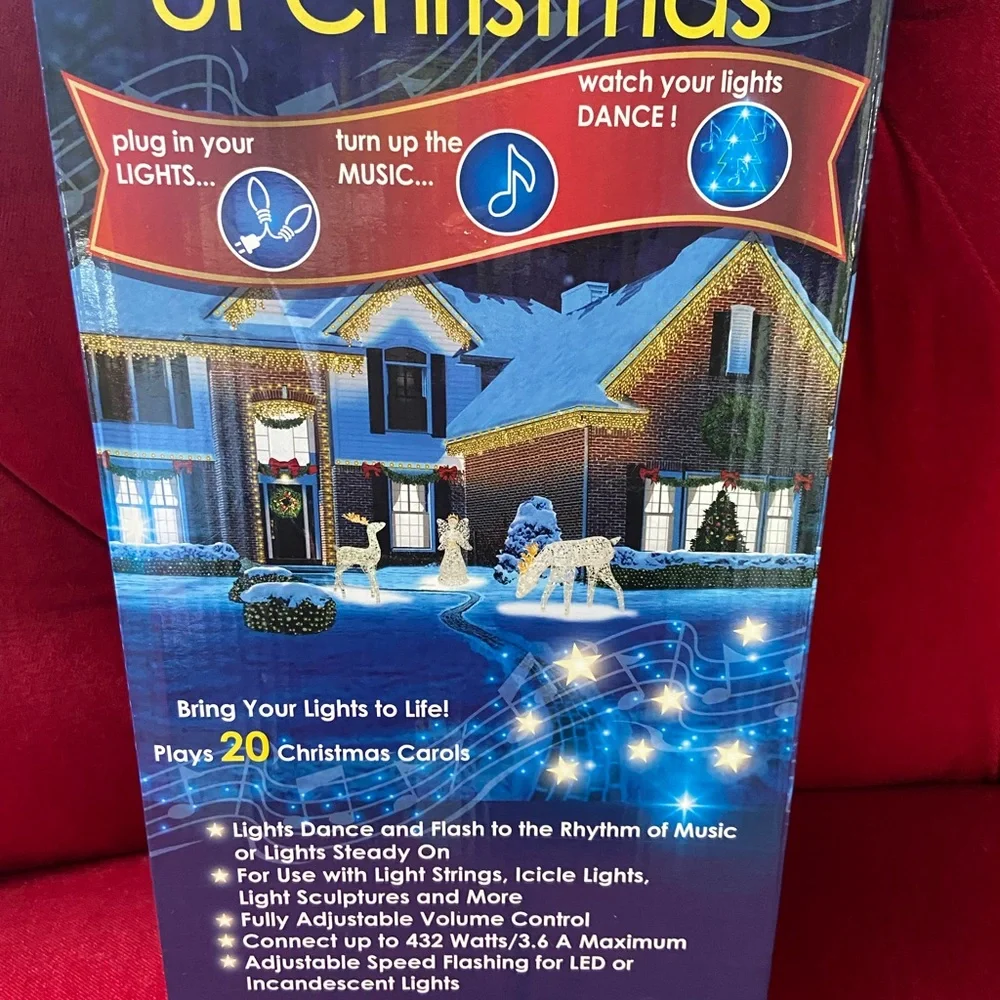 Lights & Sounds of Christmas - Blue Outdoor Holiday Light Display